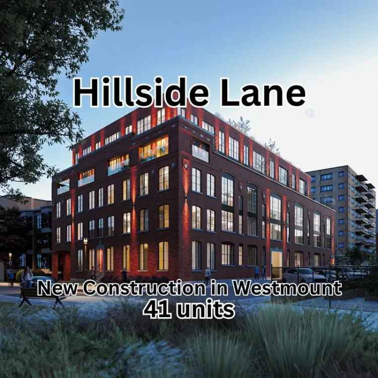 Westmount Luxury Condo Hillside Lane New Development