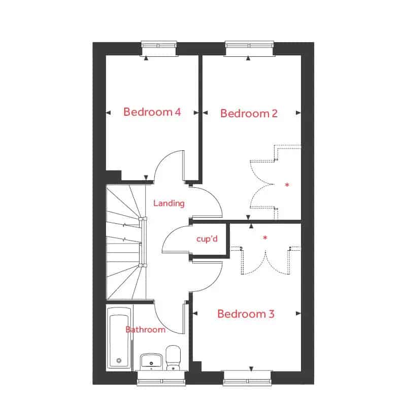 Four Bedroom Three Storey Aslin Family Home