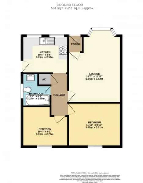 2 Bedroom Detached Bungalow For Sale Near Boultham Park