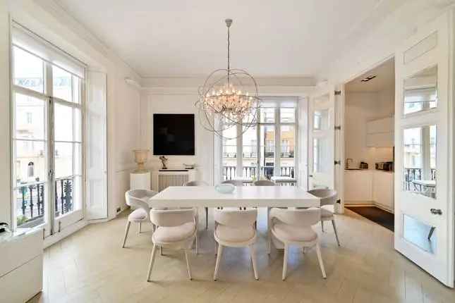 Luxury Flat for Rent Eaton Place SW1X Short Let High Ceilings Private Terrace