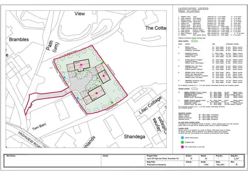 Building Plot with Planning Permission for Three 4-Bedroom Homes