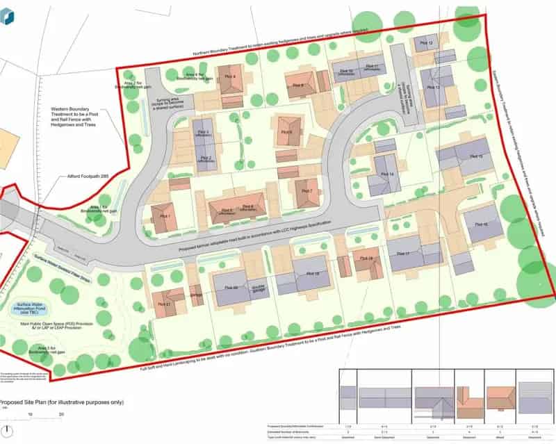 21 Dwelling Development Land Alford Lincolnshire