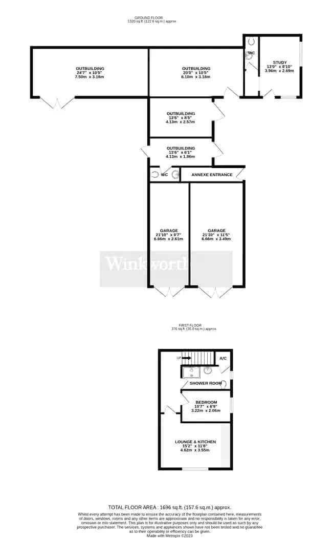 5 Bedroom Bungalow with Annexe and Outbuildings
