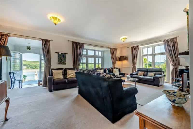 Waterfront Estate: Mansion House Cottages Grounds Tennis Court Boat House
