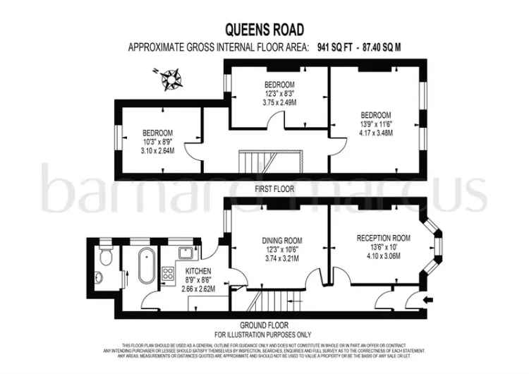 3 Bed House Near Southall Station  Potential to Extend