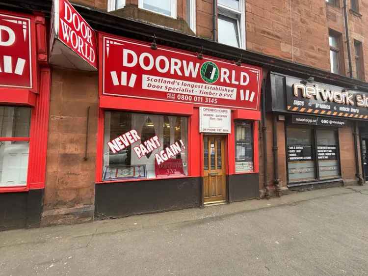 Glasgow Cathcart Retail Premises Class 1A Double Fronted Investment