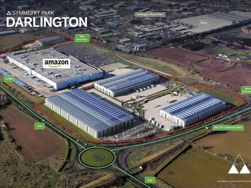 LocationSymmetry Park Darlington: 90-Acre Site with Amazon Occupancy