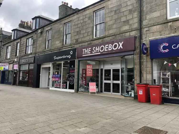 Ground Floor Retail Unit with Storage and Staff Facilities