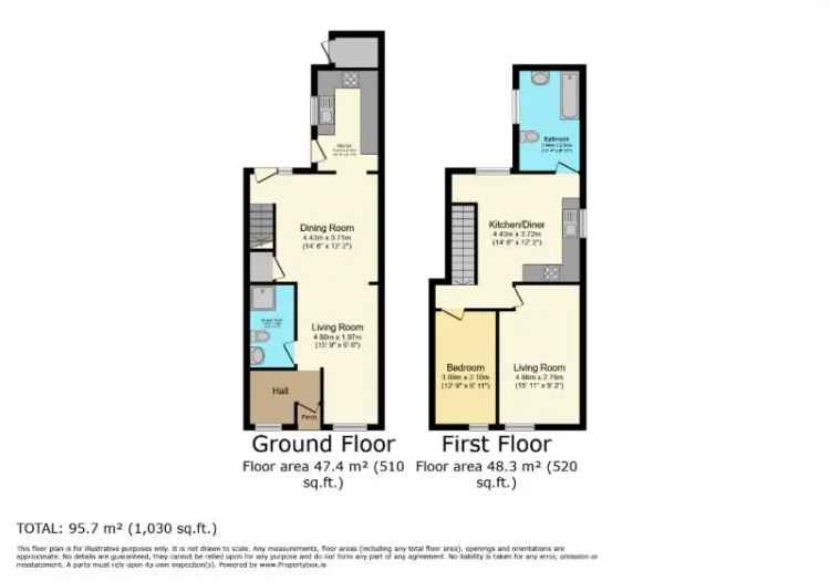 2 Bedroom Terraced House  Traditional Charm Modern Style