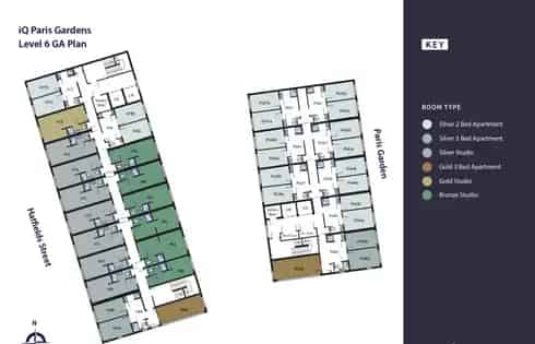1 Room Flat 79m2 London Student Accommodation Shared Facilities