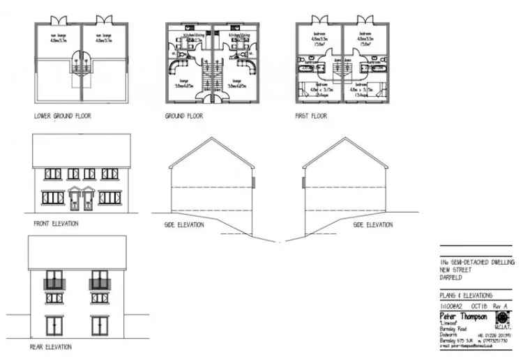 Building Land for Sale in Darfield Barnsley Planning Permission Granted