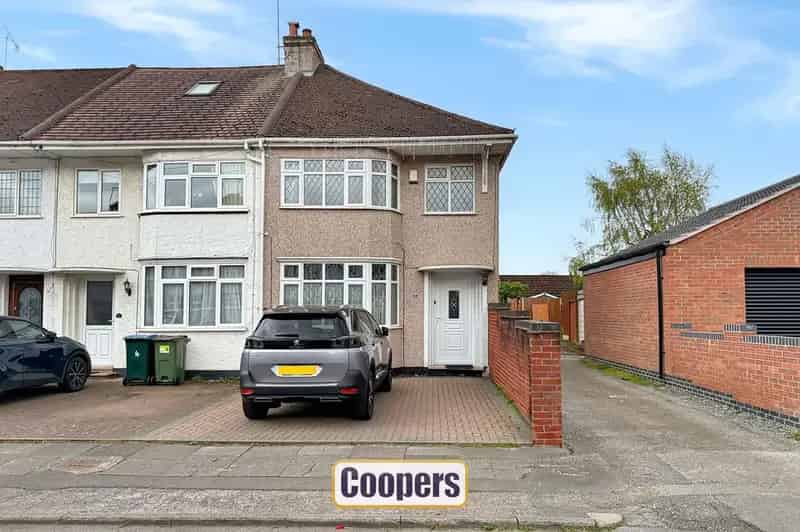 3 Bedroom End Terrace House for Sale Allesley Old Road