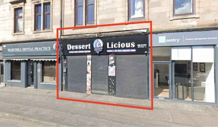 786 sq ft Retail Unit Maryhill Road Class 1 Consent