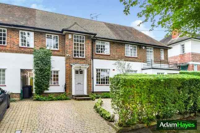 Terraced house for sale in Holyoake Walk, Hampstead Garden Suburb N2