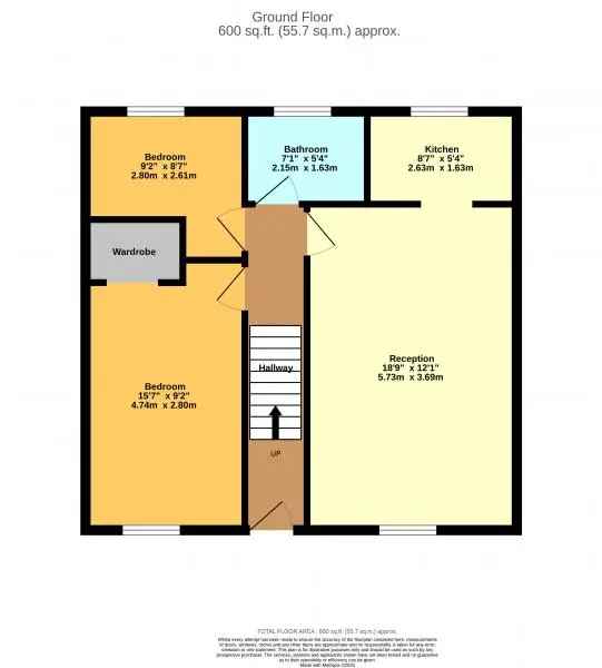 2 bedroom  Maisonette