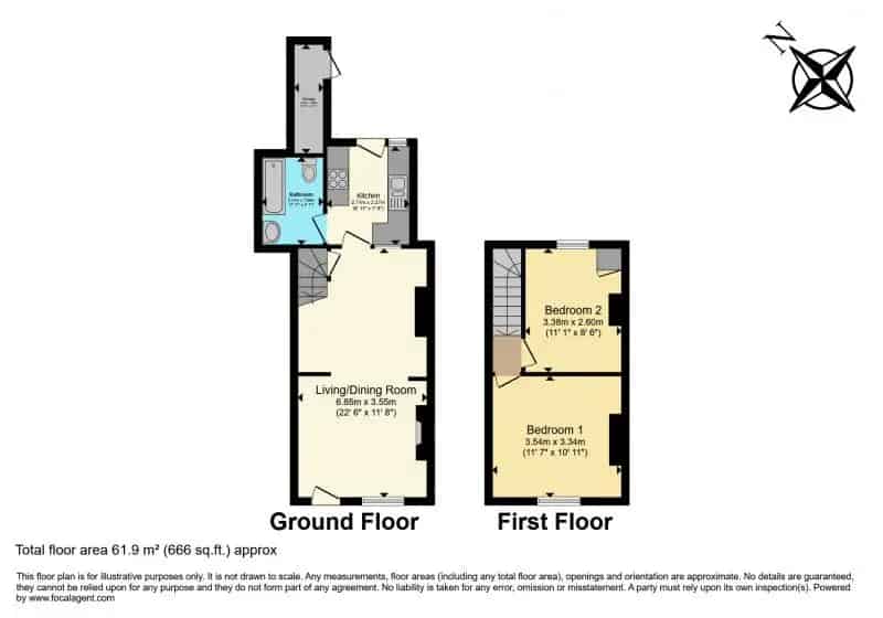 2 Bedroom Mid Terrace House Newmarket