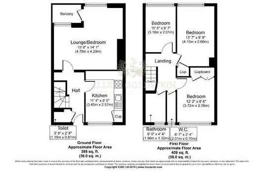 3 Bedroom Maisonette House to Rent