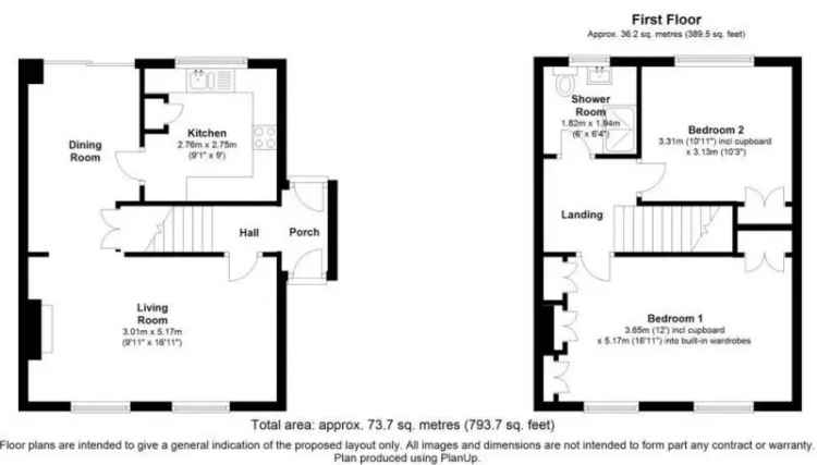 2 Bedroom Semi-Detached House for Sale