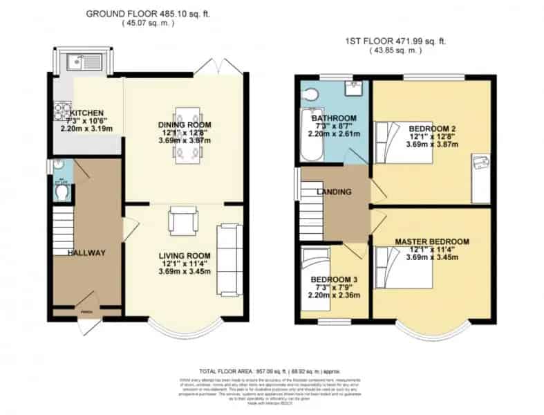 3 Bedroom Semi Detached House Fully Refurbished