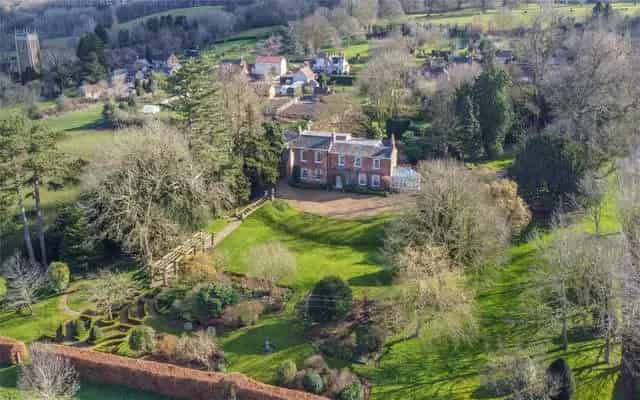 Grade II Listed Georgian Rectory with 48 Acres and Outstanding Views