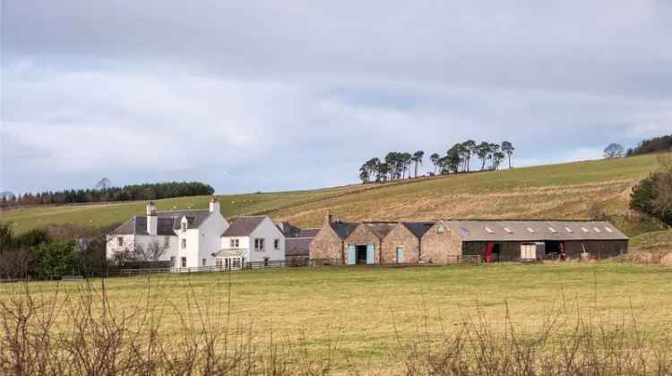 Linton Burnfoot Farm: Period Farmhouse with Extensive Grounds and Farm Buildings