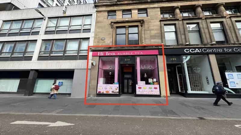 908 sq ft Retail Unit Glasgow City Centre