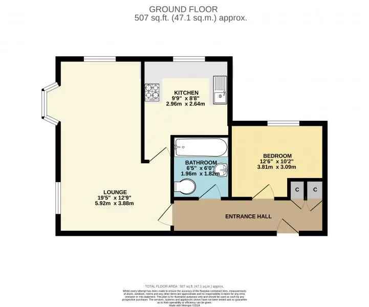 1 bedroom  Apartment