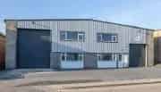 Steel Portal Frame Industrial Unit 5.4m Eaves Height