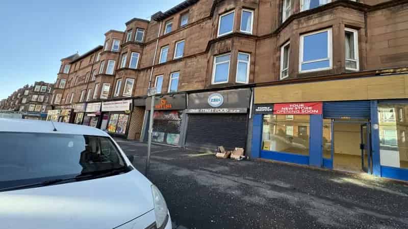 755 sq ft Retail Unit Dennistoun Glasgow Rates Exempt VAT Free