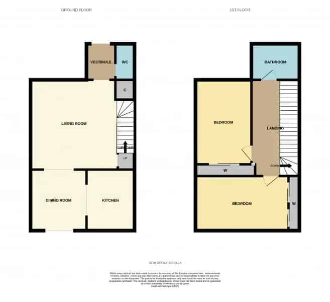 2 Bedroom Semi-Detached House with Private Garden