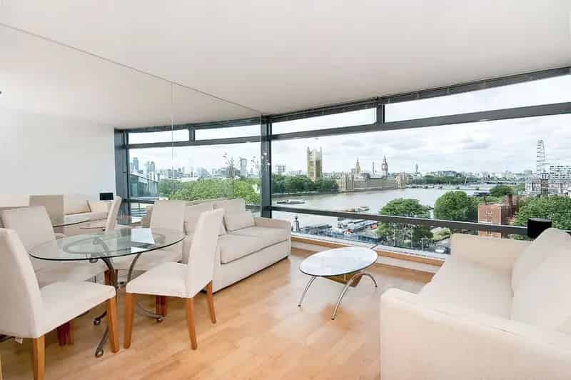 2 Bedroom Flat to Rent London SE1 River Views Big Ben Parliament