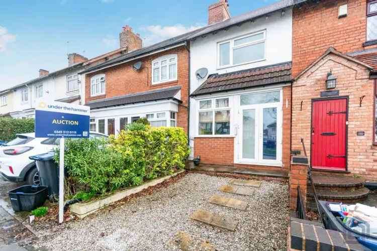 3 Bedroom Terraced House for Sale at Auction