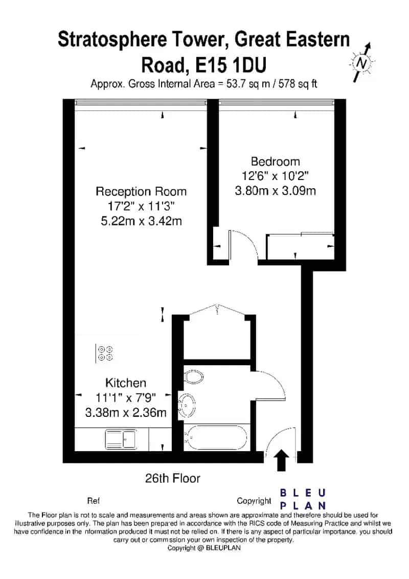 1 Bedroom Apartment House to Rent in Stratford