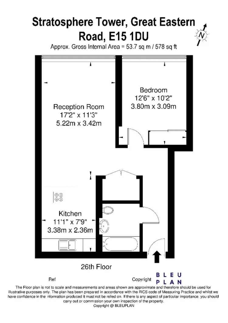 1 Bedroom Apartment House to Rent in Stratford
