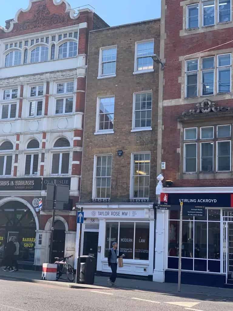 Grade II Listed Office Building near Borough Market London Bridge