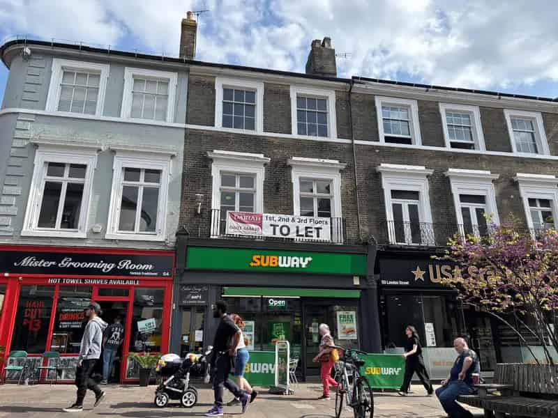 Ground Floor & Basement Let to Subway - Upper Floors Available