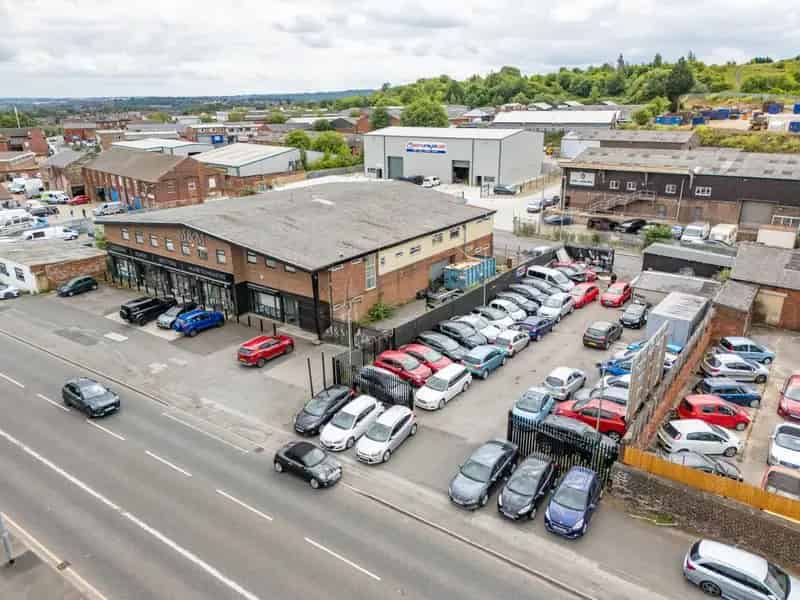 Detached Two-Story Premises with Showroom, Offices, and Secure Yard