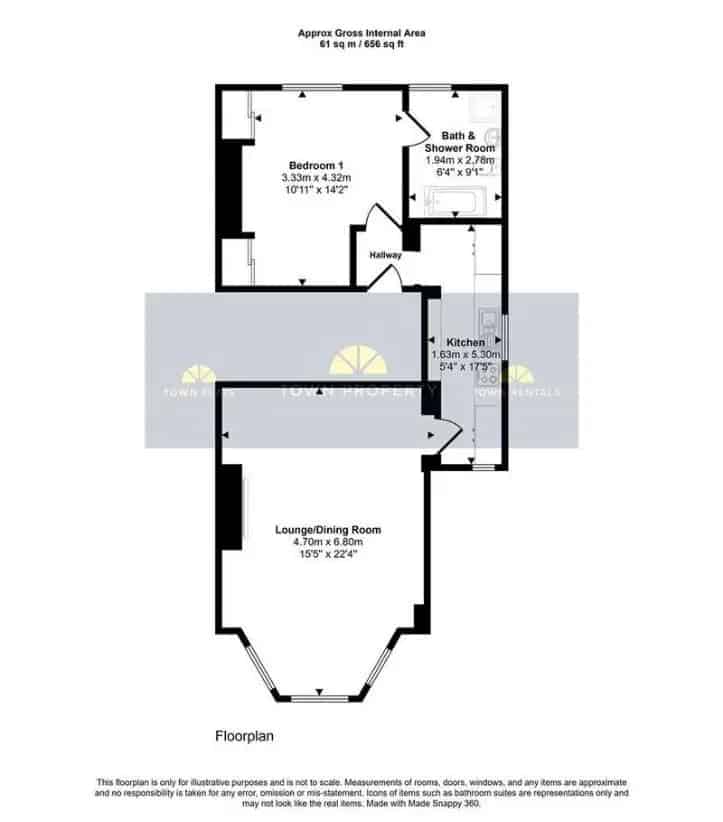 1 Bed Flat for Sale - High Standard Finish, Luxury En-Suite