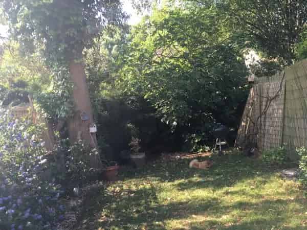2 bed terraced house with garden