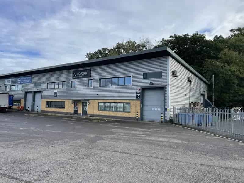 Modern Industrial Warehouse Office Unit with Secure Compound and Parking