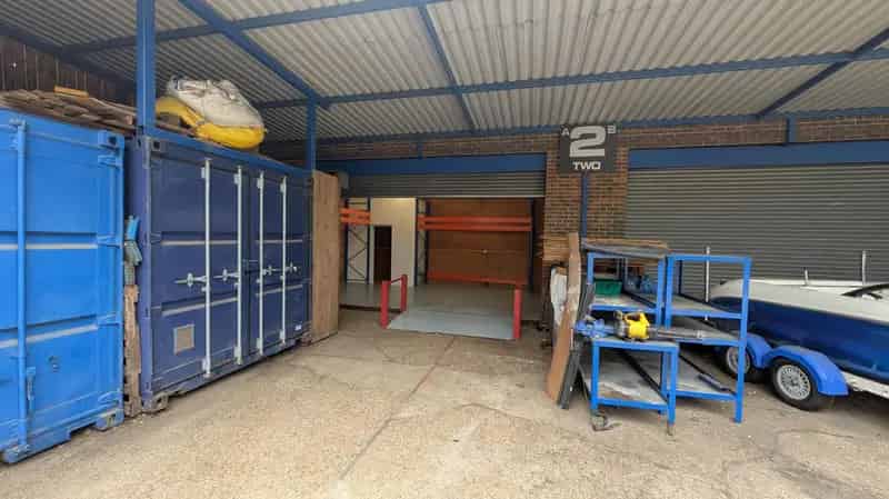 Industrial Unit For Rent - Secure Estate - Roller Shutter Door