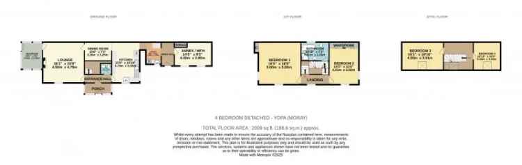 4 Bedroom Detached House Forres With Annexe And Gardens