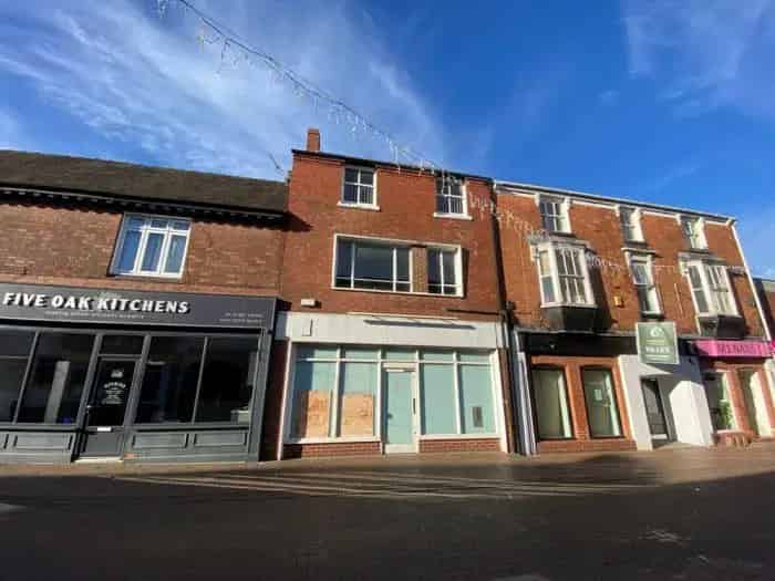 Rugeley High Street Retail Unit For Sale