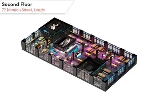 12500 sq ft Venue Space Near First Direct Arena Leeds