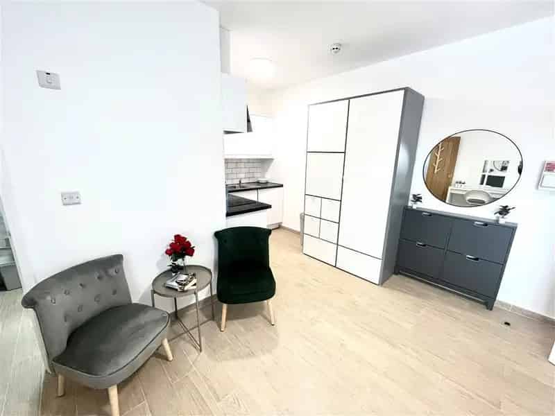 Spacious Studio Apartment with Modern Kitchen and Stylish Bathroom