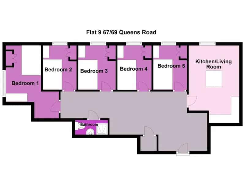 5 Bedroom Student Flat Near UOB Campus