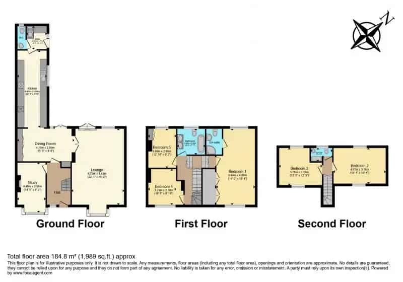 5 Bedroom Semi Detached House With Large Garden and Driveway Parking