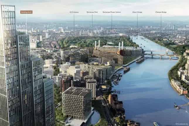 Luxury 3-Bed Apartment Nine Elms Stunning Views Gym Pool Spa
