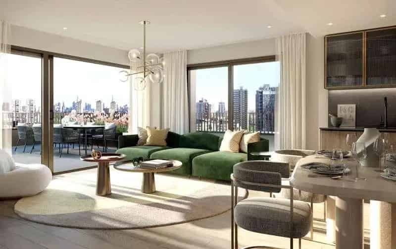1 Bed Flat for Sale Chelsea Botanica East Facing River View