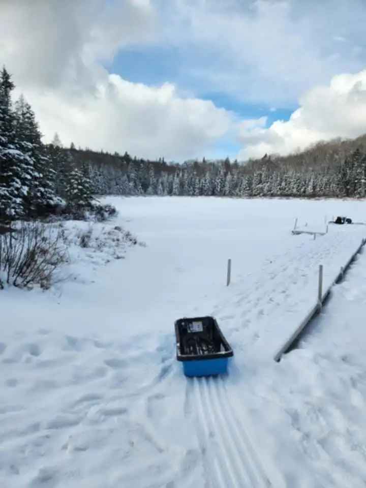 Waterfront Chalet Near Montreal Sleeps 8 Private Beach Spa